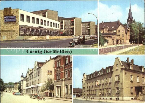 Coswig Sachsen Friedrich-Engels-Platz Strasse-der-Befr