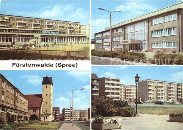 Fuerstenwalde Spree Spree-Schwimmhalle Mühlenstrasse