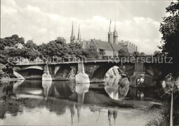 Merseburg Saale Neumarktbrücke Schloß Dom