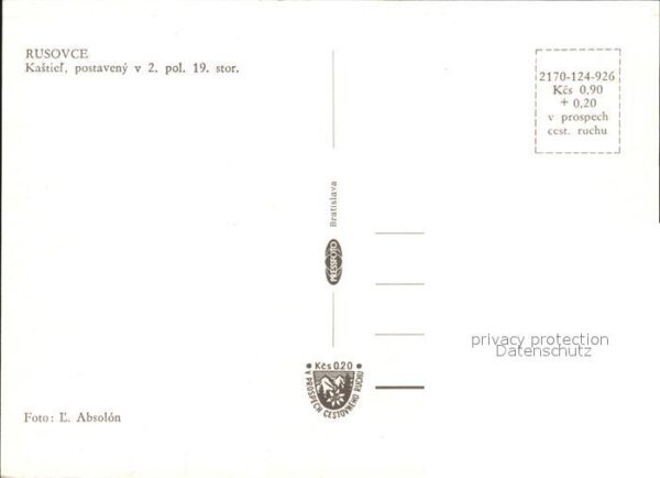 Bratislava Pressburg Pozsony Rusovce Schloss – Bild 2