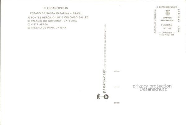 Florianópolis Fliegeraufnahme Strand Brücken Trecho d – Bild 2