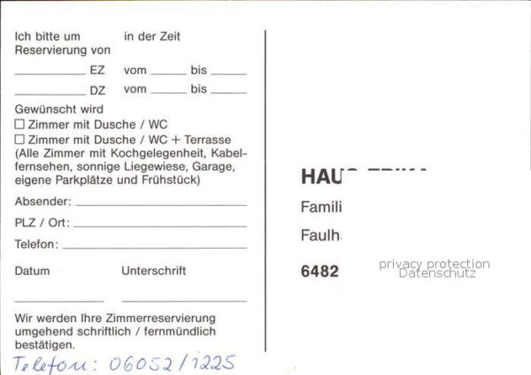 Bad Orb Pension Haus Erika – Bild 2