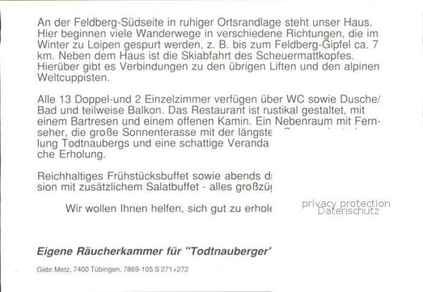 Todtnauberg Berghotel Rübezahl – Bild 2