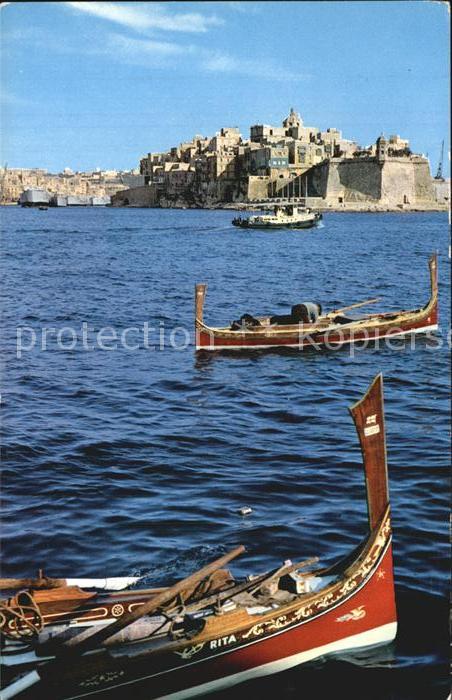 Malta Maltese Dghajsas Grand Harbour