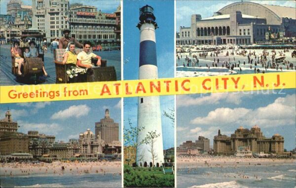 Atlantic City New Jersey Stadtansichten Strand