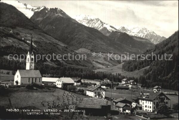 Luttach Ahrntal Suedtirol Valle Aurina Lutago