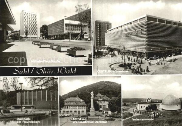 Suhl Thueringer Wald Wilhelm Pieckstraße Centrum Warenhaus S