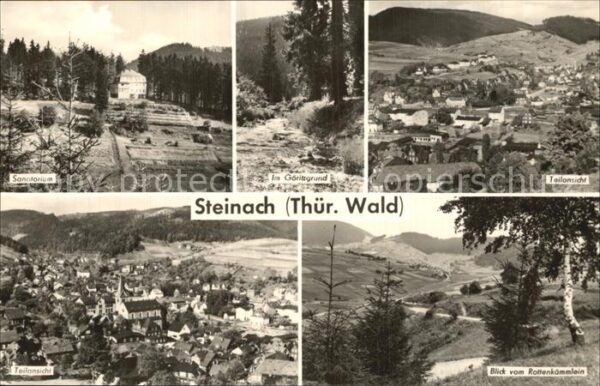 Steinach Thueringen Sanatorium Göritzgrund Panoramen