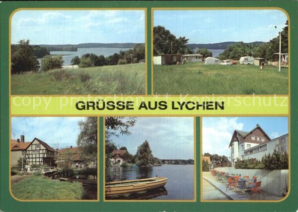 Lychen Großer Lychensee Campingplatz Ostufer W
