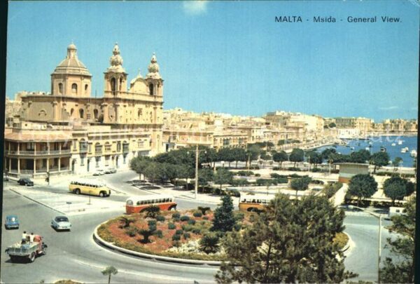 Msida Pfarrkirche Sankt Joseph Stadtansicht