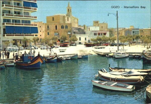Gozo Malta Marsalforn Hafen