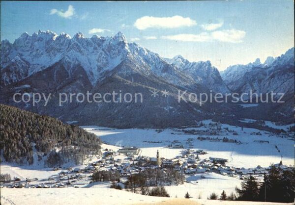 Toblach Suedtirol Dobbiaco Val di Ampezzo Winter