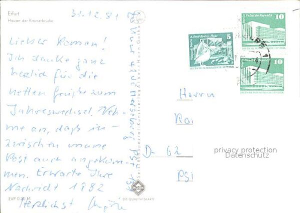 Erfurt Häuser Krämerbrücke – Bild 2