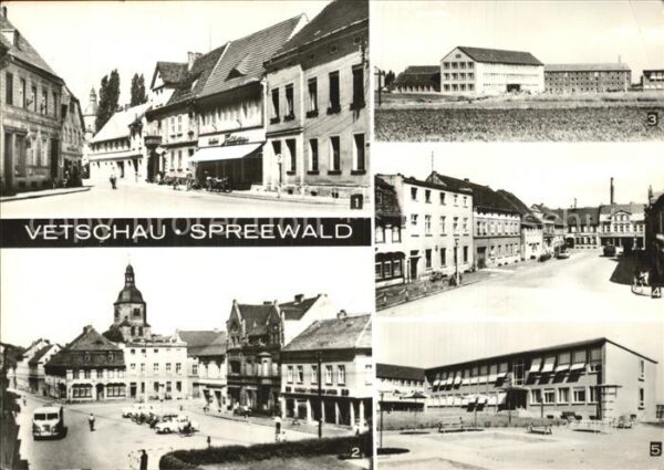 Vetschau Spreewald Cottbuser Straße Marktplatz Kindergarte