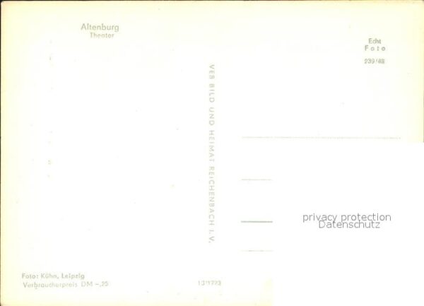 Altenburg Thueringen Theater – Bild 2