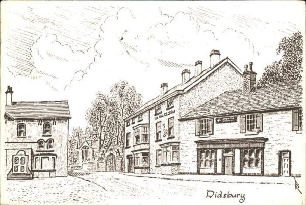 Didsbury Manchester Bleistiftzeichnung
