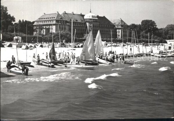 Zoppot Sopot Grand Hotel Segelboote