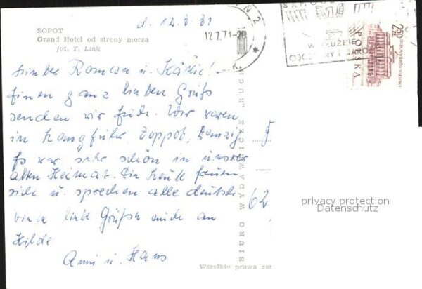Zoppot Sopot Grand Hotel Segelboote – Bild 2