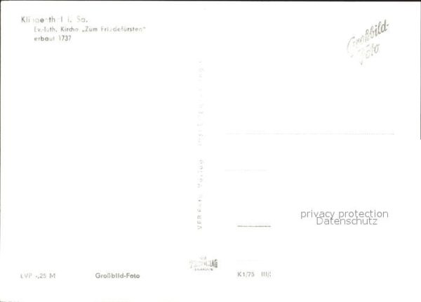 Klingenthal Vogtland Evangelisch lutherische Kirche Zum Frie – Bild 2