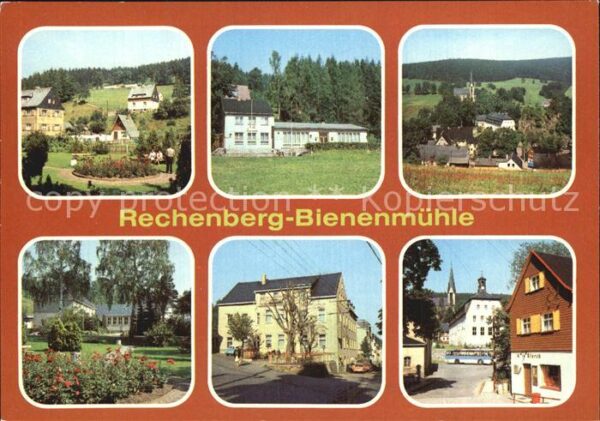 Rechenberg-Bienenmuehle Osterzgebirge Parkanlage Cafe am Waldbad Ferienheim z