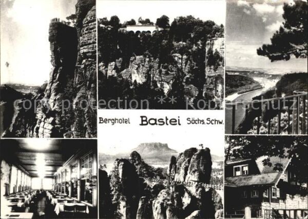 Bastei Saechsische Schweiz Berghotel Panoramen