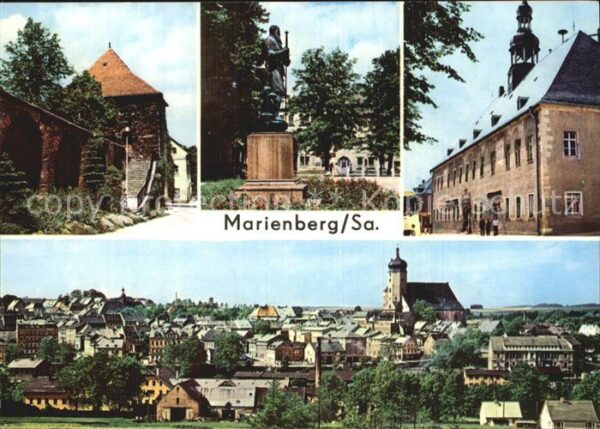 Marienberg Erzgebirge Zschopauer Tor Stadtmauer Denkmal des S