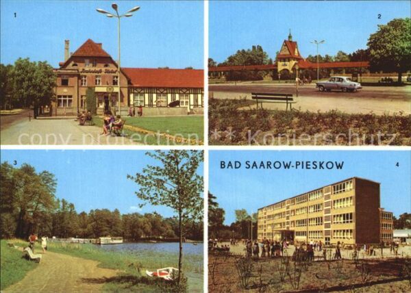 Bad Saarow-Pieskow Bahnhofshotel Johannes Becher Platz Sch
