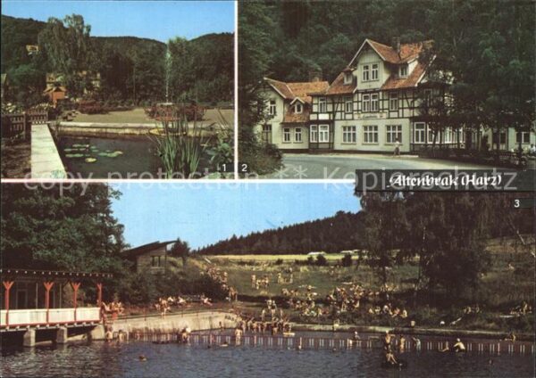 Altenbrak Harz Rolandseck Treseburg Waldbergbad FDGB F
