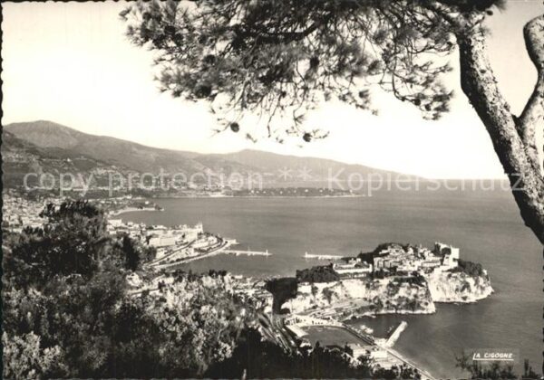 Monaco Schloss Felsen Monte Carlo Italien