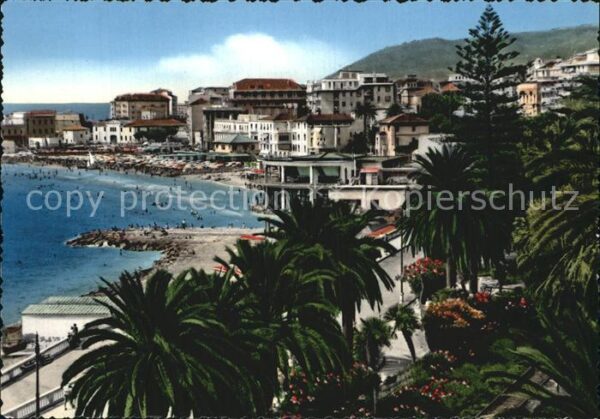 San Remo Blumenriviera Strand