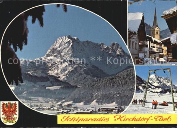 Kirchdorf Tirol Schiparadies Wilder Kaiser Winter