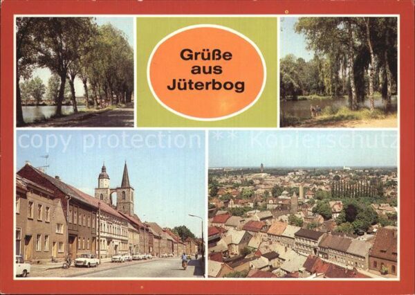 Jueterbog Rohrteich Leninstraße Nikolaikirche Pan