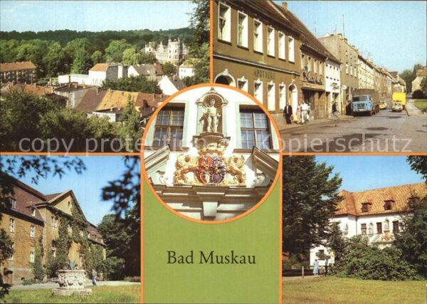 Bad Muskau Oberlausitz Ernst Thälmann Straße Altes Schloss Moo