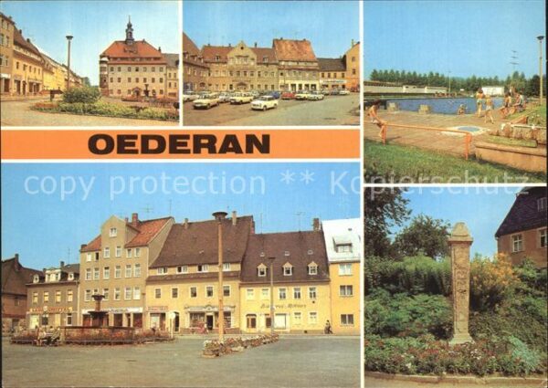 Oederan Rathaus Wilhelm Kulz Platz Postmeilensä
