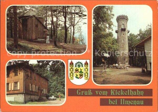 Ilmenau Thueringen Kickelhahn Goethehäuschen Jagdhaus Gabe