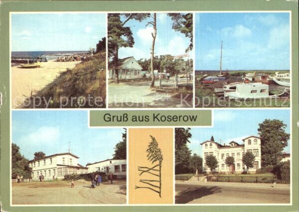 Koserow Ostseebad Usedom Strand Campingplatz Bootshafen Achterwa