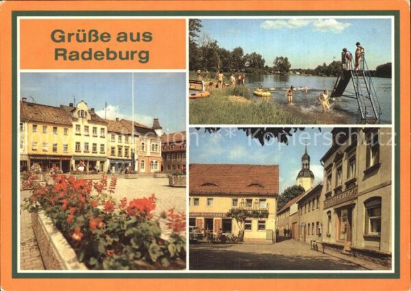 Radeburg Platz 6. Mai Röderstausee Dresdner Stra