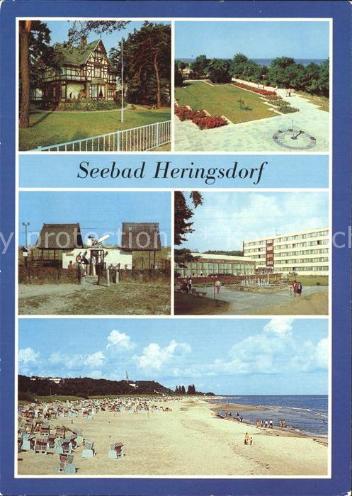 Heringsdorf Ostseebad Usedom Jugendherberge Herbert Tschäpe Promenad