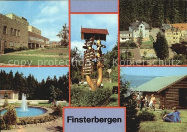 Finsterbergen FDGB Erholungsheim Wilhelm Pieck Naturp