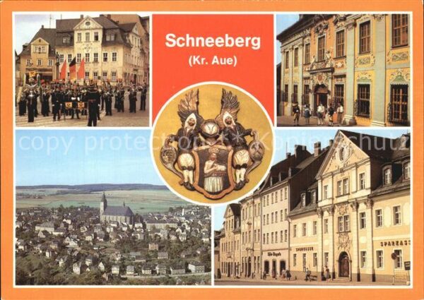 Schneeberg Erzgebirge Musikkorps Museum Wappen Ernst Schnelle