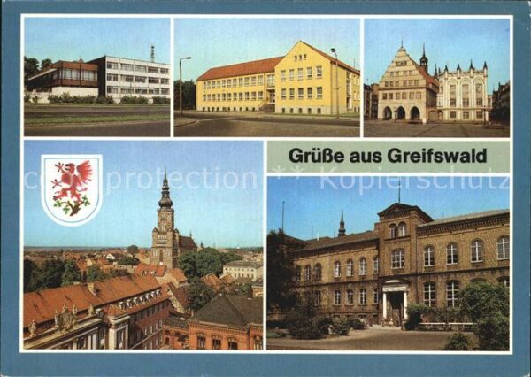 Greifswald Neue Mensa Haus der Gewerkschaft Rathau