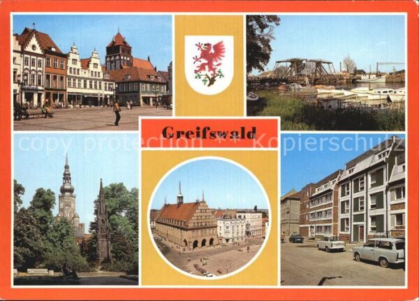 Greifswald Platz der Freundschaft Wiecker Klappbrü