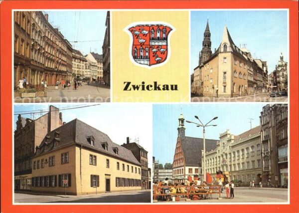 Zwickau Sachsen Schiffchen Robert Schumann Haus Rathaus