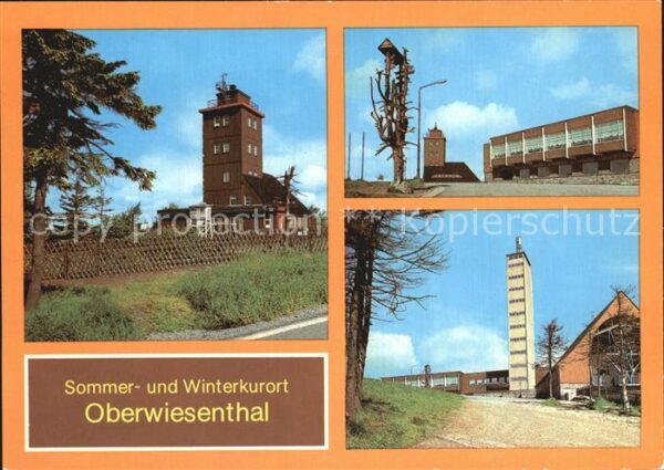 Oberwiesenthal Erzgebirge Wetterwarte Fichtelberg HO Gaststätte F