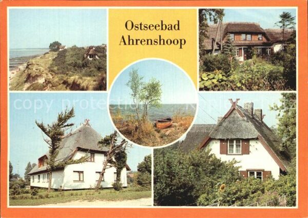 Ahrenshoop Ostseebad Hohes ufer Rohrdachhaus Töpferstraße Bo