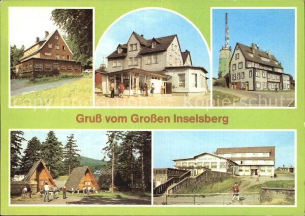 Grosser Inselsberg Haus am Reitstein HO Gaststätte Stadt G
