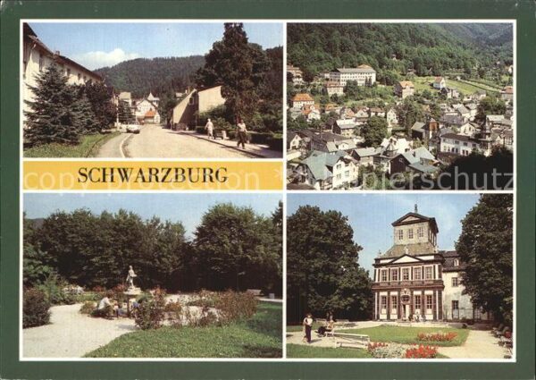 Schwarzburg Thueringer Wald Unterer Ort Parkanlage Kaisersaalgebäud