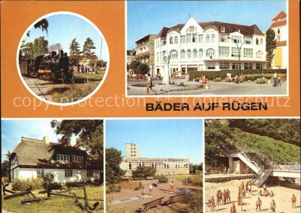 Ruegen Baabe Schmalspurbahn Binz Kaufhaus Göhr