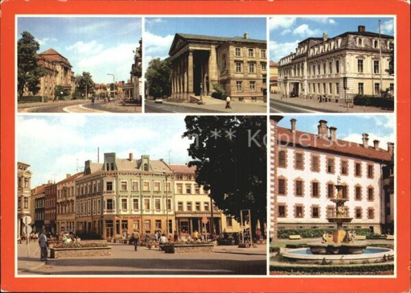 Meiningen Thueringen August Bebel Straße Landestheater Schlo