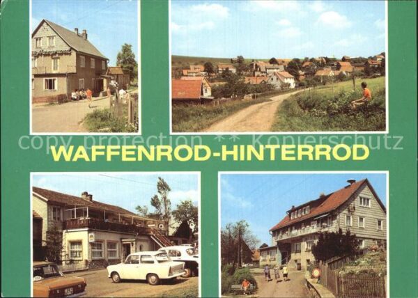 Waffenrod-Hinterrod Gaststätte Auegrund HO Gaststätte Park